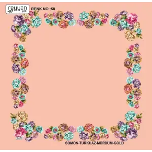 Reyyan Desenli Oyalık Yazma (ryyn-406-10)