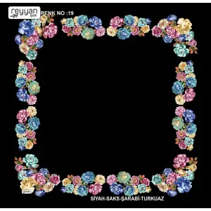 Reyyan Desenli Oyalık Yazma (ryyn-406-12)