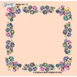 Reyyan Desenli Oyalık Yazma (ryyn-406-23)