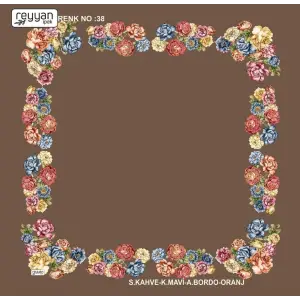 Reyyan Desenli Oyalık Yazma (ryyn-406-29)