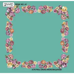 Reyyan Desenli Oyalık Yazma (ryyn-406-34)