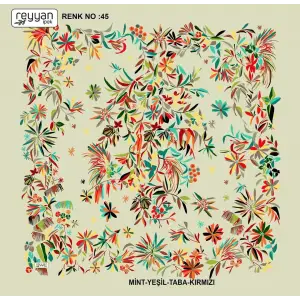 Reyyan Desenli Oyalık Yazma (ryyn-408-01)