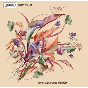 Reyyan Desenli Oyalık Yazma (ryyn-410-10)