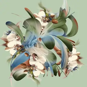 Reyyan Desenli Oyalık Yazma (ryyn-412-17)