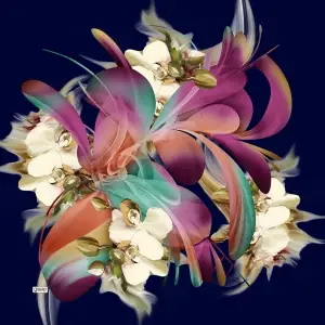 Reyyan Desenli Oyalık Yazma (ryyn-412-27)