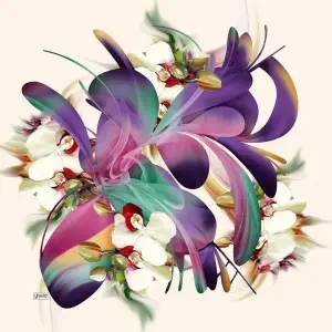 Reyyan Desenli Oyalık Yazma (ryyn-412-32)