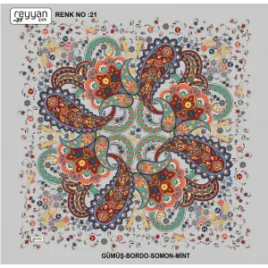 Reyyan Desenli Oyalık Yazma (ryyn-413-02)