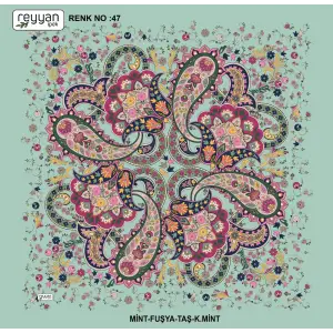 Reyyan Desenli Oyalık Yazma (ryyn-413-08)