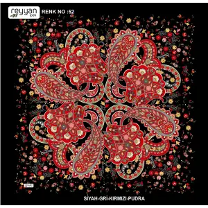 Reyyan Desenli Oyalık Yazma (ryyn-413-09)