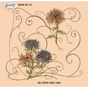 Reyyan Desenli Oyalık Yazma (ryyn-414-25)