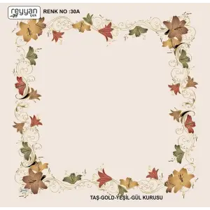 Reyyan Desenli Oyalık Yazma (ryyn-415-12)