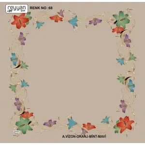 Reyyan Desenli Oyalık Yazma (ryyn-415-24)