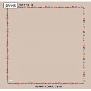 Reyyan Desenli Oyalık Yazma (ryyn-416-18)