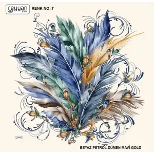 Reyyan Desenli Oyalık Yazma (ryyn-417-04)