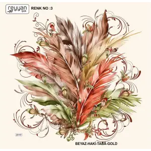 Reyyan Desenli Oyalık Yazma (ryyn-417-08)