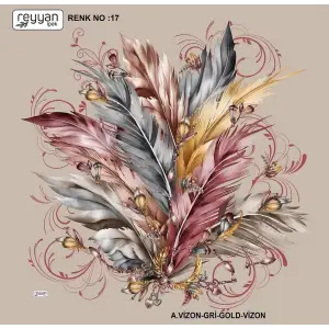 Reyyan Desenli Oyalık Yazma (ryyn-417-21)