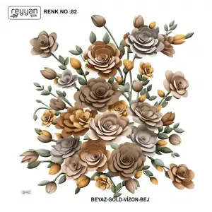 Reyyan Desenli Oyalık Yazma (ryyn-418-13)