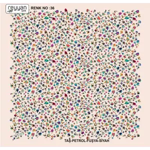 Reyyan Desenli Oyalık Yazma (ryyn-419-10)