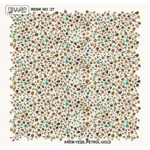 Reyyan Desenli Oyalık Yazma (ryyn-419-11)