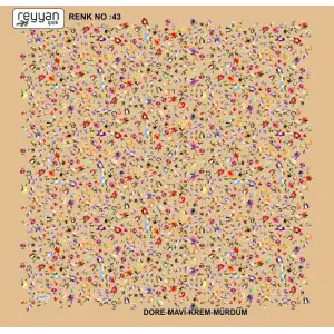 Reyyan Desenli Oyalık Yazma (ryyn-419-14)