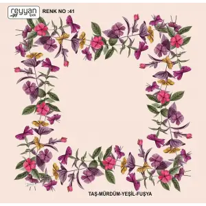 Reyyan Desenli Oyalık Yazma (ryyn-420-01)