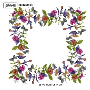 Reyyan Desenli Oyalık Yazma (ryyn-420-03)
