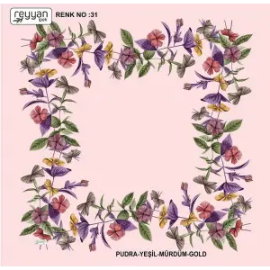 Reyyan Desenli Oyalık Yazma (ryyn-420-04)