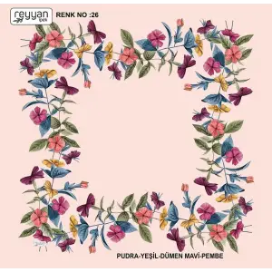 Reyyan Desenli Oyalık Yazma (ryyn-420-07)