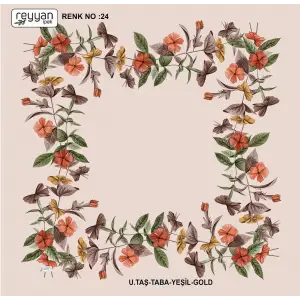 Reyyan Desenli Oyalık Yazma (ryyn-420-08)