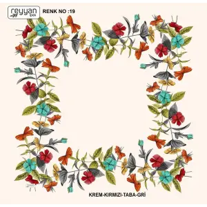 Reyyan Desenli Oyalık Yazma (ryyn-420-11)