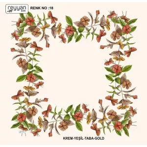 Reyyan Desenli Oyalık Yazma (ryyn-420-12)