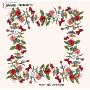 Reyyan Desenli Oyalık Yazma (ryyn-420-13)