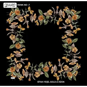 Reyyan Desenli Oyalık Yazma (ryyn-420-16)