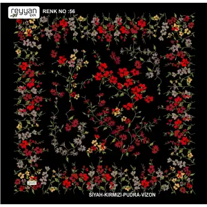 Reyyan Desenli Oyalık Yazma (ryyn-421-03)