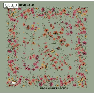 Reyyan Desenli Oyalık Yazma (ryyn-421-08)