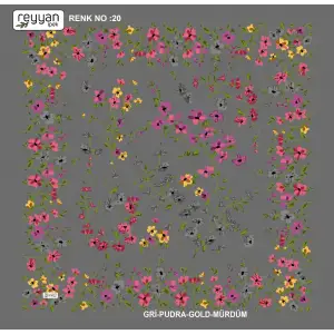 Reyyan Desenli Oyalık Yazma (ryyn-421-12)