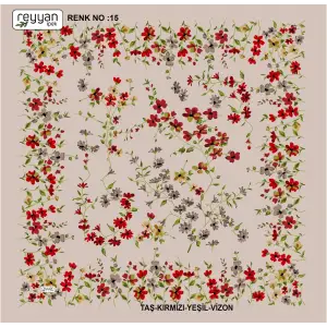 Reyyan Desenli Oyalık Yazma (ryyn-421-14)