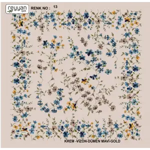 Reyyan Desenli Oyalık Yazma (ryyn-421-16)