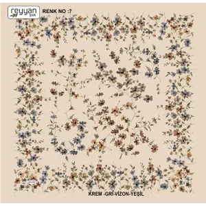 Reyyan Desenli Oyalık Yazma (ryyn-421-18)