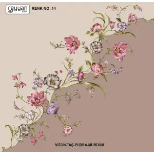 Reyyan Desenli Oyalık Yazma (ryyn-422-01)