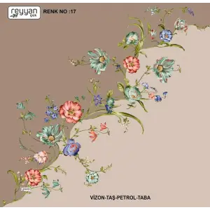 Reyyan Desenli Oyalık Yazma (ryyn-422-08)