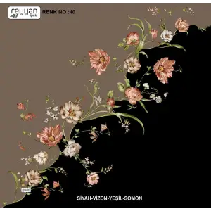 Reyyan Desenli Oyalık Yazma (ryyn-422-09)