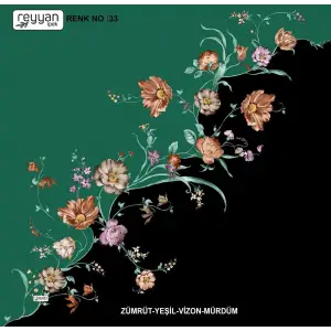 Reyyan Desenli Oyalık Yazma (ryyn-422-10)