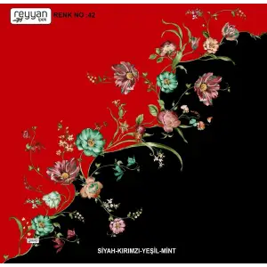 Reyyan Desenli Oyalık Yazma (ryyn-422-19)