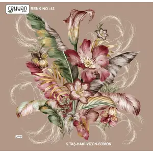 Reyyan Desenli Oyalık Yazma (ryyn-423-04)