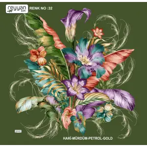 Reyyan Desenli Oyalık Yazma (ryyn-423-08)