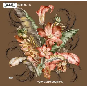 Reyyan Desenli Oyalık Yazma (ryyn-423-10)