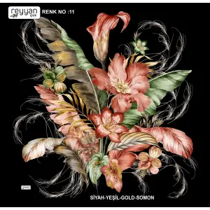 Reyyan Desenli Oyalık Yazma (ryyn-423-14)