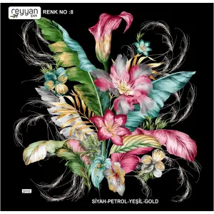 Reyyan Desenli Oyalık Yazma (ryyn-423-16)