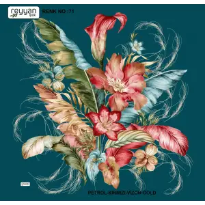 Reyyan Desenli Oyalık Yazma (ryyn-423-19)